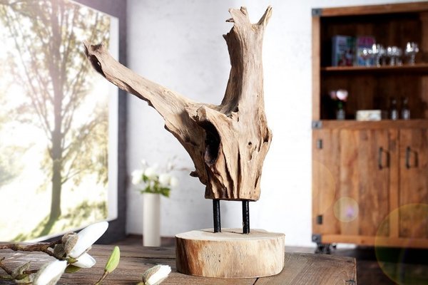 Ornament Figur Holzskulptur Teak 30cm - 40cm